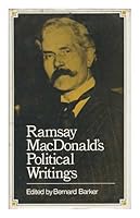 Ramsay MacDonald's political writings; 0713902884 Book Cover