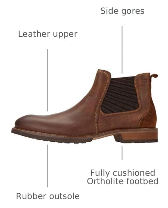Image of Florsheim Lodge Plain Toe Gore Boot Men's Boot