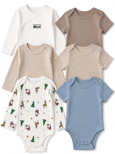 Image of TuddyBuddy 100% Cotton Multi Color Romper /Bodysuit /Onesies for Baby Boys & Baby Girls