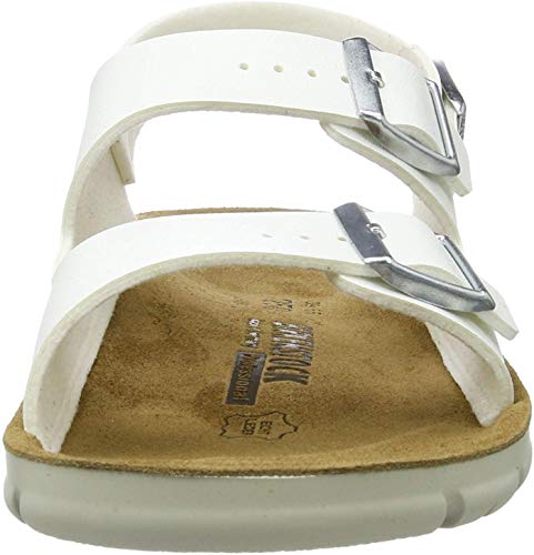Birkenstock Women?s Kano White Synthetic Sandals 36 EU (L5 US) N 5007632