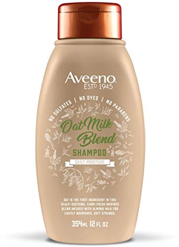 Aveeno Farm Fresh Oat Milk Sulfate-Free Hydrating Shampoo, 12 fl. oz (Pack of 3)