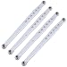 4-Pack HobbyPark Aluminum Front & Rear Links Linkage Rod For AXIAL SCX10 (12.3" wheelbase) Upgrade Option Parts