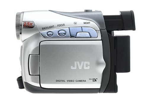 JVC GR-D295U Câmera de vídeo MiniDV Hi-Band com zoom óptico de 25x