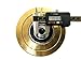 EG096-G Slide Gate Wheel 4” V-Groove Solid Steel Sliding Wheel Bearing for Rolling Inverted V Shape Track Gates up to 3000lbs with Screw NO Brackets