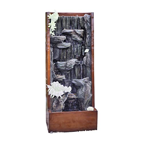 Granimex Amazonas Polystone Wasserwand mit Pumpe Pflanzzonen...