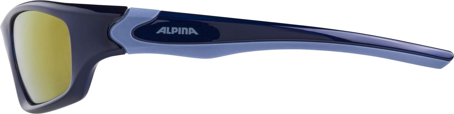 ALPINA Flexxy Teen Occhiali da Sole, Lilac-Blue Gloss, Taglia Unica Unisex-Bambini e Ragazzi