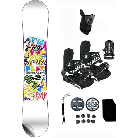 Symbolic LTD NFA cm Snowboard and Black Bindings Package Leash, Stomp, Mask Mens Womens (155-Rocker+SM Binding(Men 5-8.5) N68) Cover
