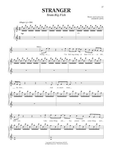 Singers Musical Theatre Anthology Tenor Book Vol 6 | Compiled by Richard Walters | 25 Broadway Songs for Tenor Voices Volume 6 | Vocal for Musicals | Classic and Contemporary Hits for Tenor Singers - Image 9