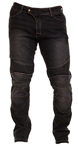 Qaswa Men's Motorcycle Denim Trousers with Aramid Lining