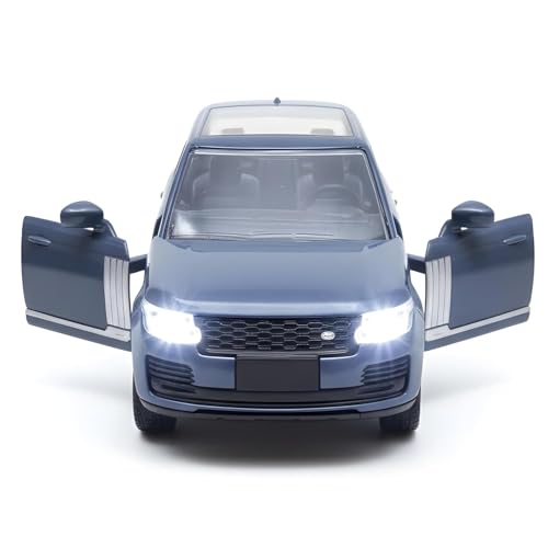 Image of Range Rover SUV Car 1:36 Scale Model Car Exclusive Alloy Metal Pull Back Die-cast Metal Pullback Toy car with Openable Doors & Light Music Best Gifts Toys Kids【Colors as Per Stock】