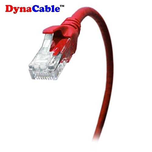 Dynacable Heavy Duty Cat6 Ethernet Copper Cable With Snagless Rj45 Connectors | 10 Pack/14Ft, 24 Awg 550Mhz, Ul-Listed, 10 Gb Max Speed For Fast Computer Networking - Red #TOP1