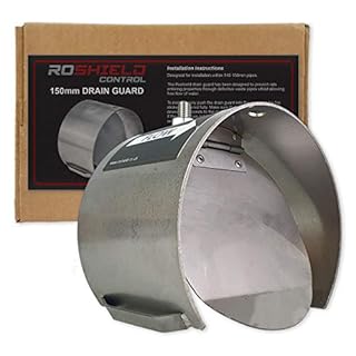 Roshield Rat Drain Guard | Stop Rats within Drainage & Properties | Rodent Flap Control & Prevention Proofing (Stainless Steel 6"/150mm)