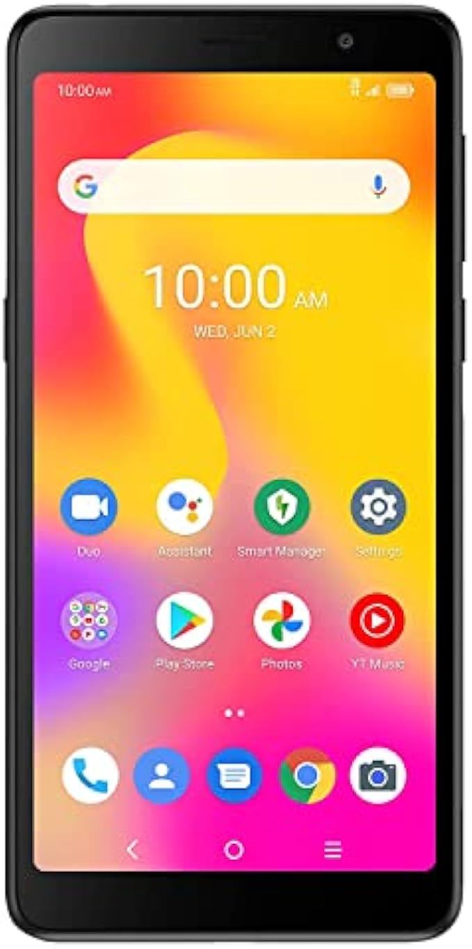 TCL A30 Unlocked Smartphone with 5.5" HD+ Display, 8MP Rear Camera, 32GB+3GB RAM, 3000mAh Battery, Android 11, Prime Black