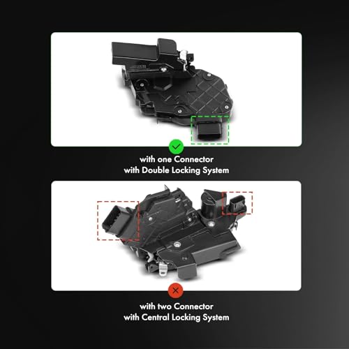 Image of A-Premium Front Left Driver Side Door Lock Actuator Compatible with Land Rover Range Rover Sport 2007-2013, Range Rover Evoque 2012-2017, LR4 2010-2016, LR2 2008-2015, LR3 2006-2009, W /Safe Function