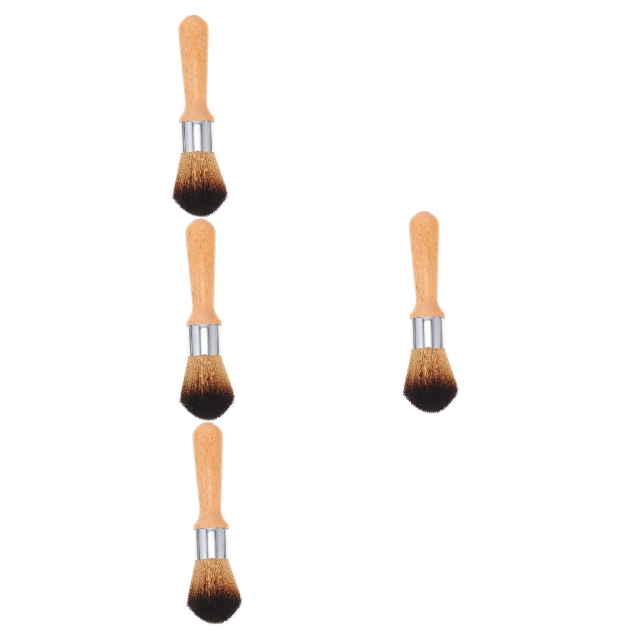 Anneome Cepillo De Limpieza De Madera Con Mango Ergonómico Para Instrumentos Musicales 4 Unidades Para Jade Y Objetos De Arte.