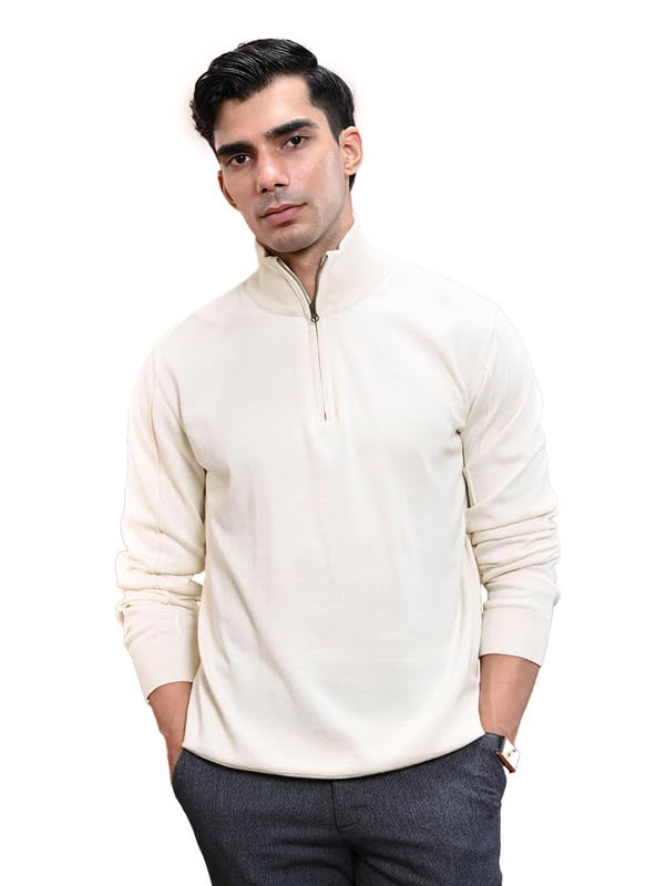 andamen Men Casual Placket Cotton Regular Fit Pullover-picture-50