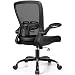 FelixKing Office Chair - Ergonomic Desk Chair with Adjustable Height, 360° Swivel, Flip-up Armrests, Flexible Tilt, Comfy Breathable Cushion and Fabric, Lumbar Support, for Home Conference Room Office