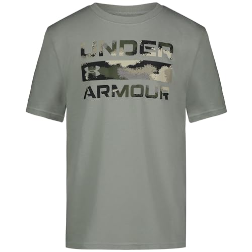 Image of Under Armour Boys' Short Sleeve Graphic T-Shirt, Soft & Comfortable, Outdoor Collection
