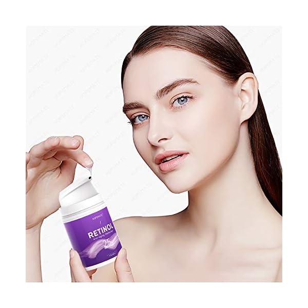 HOPEMATE-Premium-Retinol-Cream-Anti-Aging-Moisturizer-Cream-25-for-Face-and-Eye-Care-Anti-Wrinkle-Essence-with-Hyaluronic-Acid-Vitamin-E-and-Green-Tea-Day-and-Night-Cream-17-FlOz-50ml HOPEMATE Retinol Cream, Anti-Aging Moisturizer Cream 2.5% for Face and Eye Care, Anti-Wrinkle Essence with Hyaluronic Acid, Vitamin E and Green Tea, Day and Night Cream, 1.7 Fl.Oz, 50ml