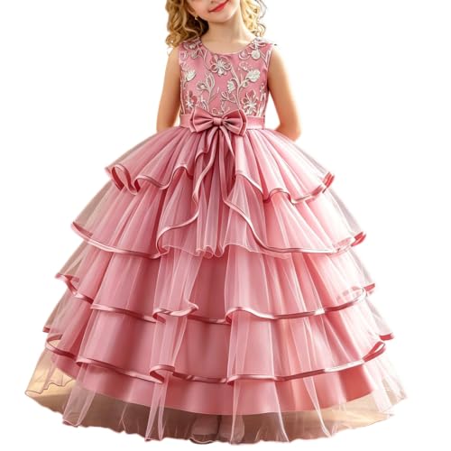 Vestido de princesa para niñas ideal para bodas y damas de honor de 5 a 15 años