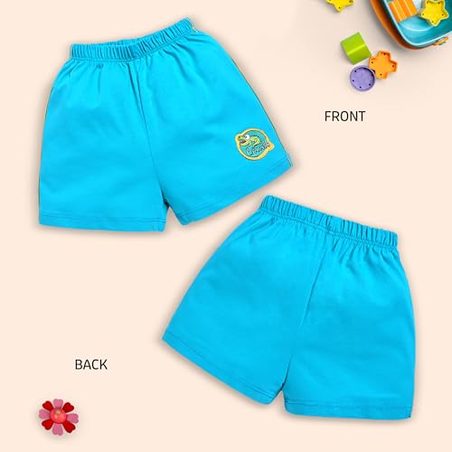 Image of LuvLap Baby Boys & Girls 100% Cotton Shorts Set Pack of 5