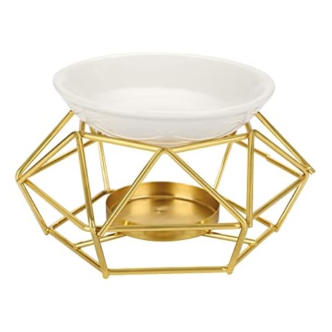BSTKEY Metal Ceramic Oil Burner for Aromatherapy Cover