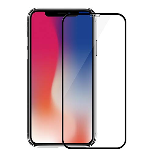 GuardGal Tempered Glass Screen Protector Ultra Slim Resistant Tempered Glass Screen Protector Film Fully Covered for New iPhone 5.8 Inches Black