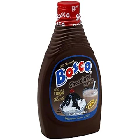 Bosco Chocolate Flavor Syrup, No Preservatives, All Natural, 22 Ounce (Pack of 12) Cover