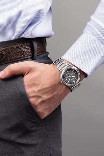 Image of Citizen Zenshin Super Titanium Lightweight Automatic Men's Watch | 5X Harder, 40% Lighter, Scratch & Rust Resistant | Integrated Bracelet | Small Seconds | 100M Water Resistance |NJ0180-80H
