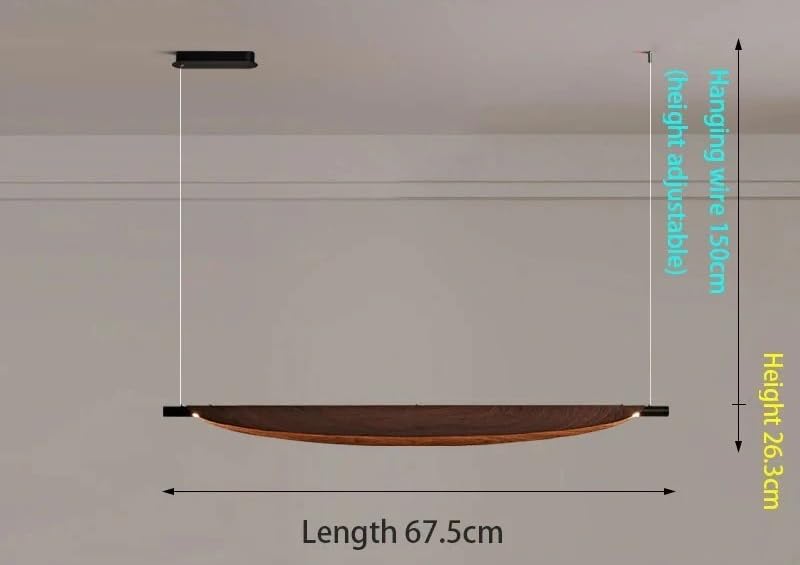 Lampe table à manger suspendue pour grand espace minimaliste