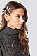 4 Stück Schlangen Haarnadeln Silber Strass Haarnadel Clips Legierung Vintage Haarspangen,Kopfschmuck Glitzer Schlangen Haarklemmen, Haarschmuck Accessoires für Frauen und Mädchen