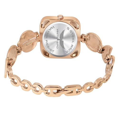Image of WHITE BIRD Pearl Analog Multicolor Dial Women's Bracelet Watch