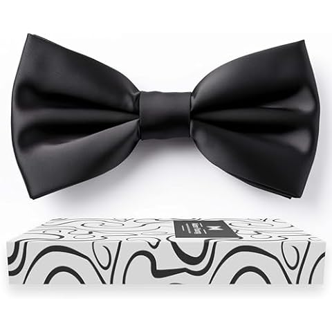 Adam Young Men's Black Bow Tie Cover