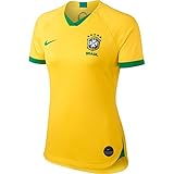 Brand New With Tags Nike 2019-2020 Brazil Home Womens Football Soccer T-Shirt Trikot