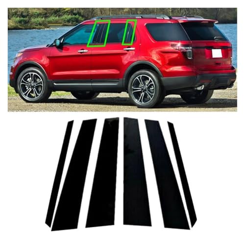 Cubierta de pilares para ventana de coche: protector de postes puertas Ford Explorer 2011-2019 2