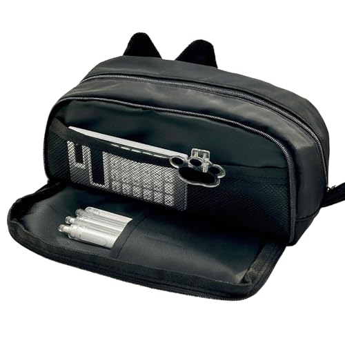 Bonito estuche Capybara – Bonito estuche de dibujos animados para la escuela – Caja de suministros portátil, contenedor de papelería para adolescentes, niños, niñas, estudiantes, arte universitario