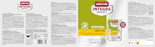 animonda INTEGRA PROTECT Katzenfutter nass Intestinal mit Huhn + Reis (8 x 85g), vom Tierarzt empfohlen bei Durchfall & Erbrechen, mit Veterinären entwickeltes Diätalleinfutter für erwachsene Katzen