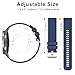 4Pack Silicone Watch Band Compatible with Garmin Venu 4 41mm/Venu 3S / Venu 2S / Garmin Vivoactive 4S /Vivomove 3S, 18mm Soft Replacement Wristband Strap for Garmin Forerunner 255s/265S (4Pack A)