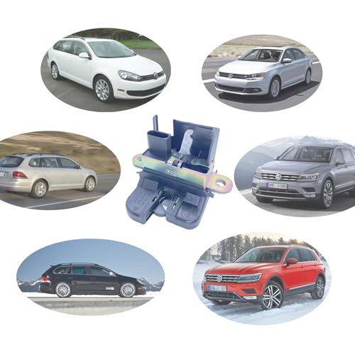 Image of 5M0827505E Trunk Latch Compatible with Tiguan Trunk Actuator 2008-2017, Volkswagen Jetta Sportwagen 2010-2014 Trunk Lock Latch Actuator
