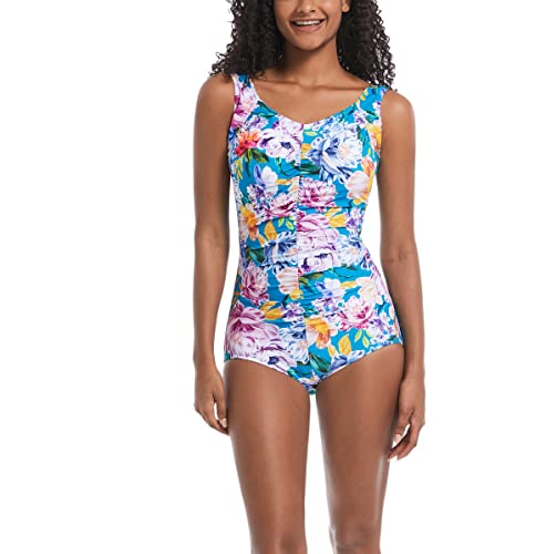 BIMEI Women's One Piece Mastectomy Swimsuit Pocketed Swimwear