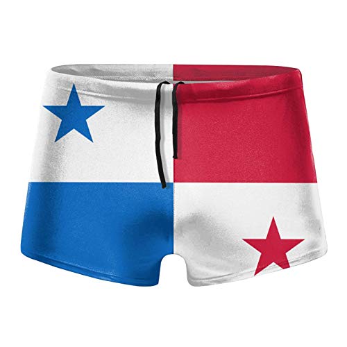 Men'S American Flag Swimwear Boxer Briefs Swim Trunk Triangle Thong Bikini Swimsuit
