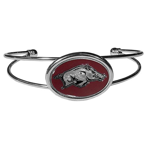 NCAA Arkansas Razorbacks Womens Siskiyoucuff Bracelet, Metal, Cuff