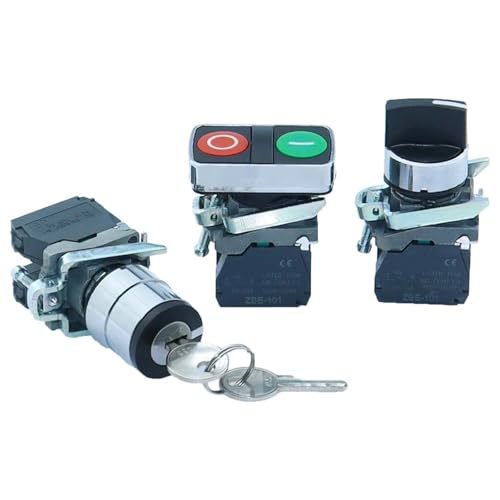 Arrêt d'urgence XB4 interrupteur métal 22mm réinitialisation - 7