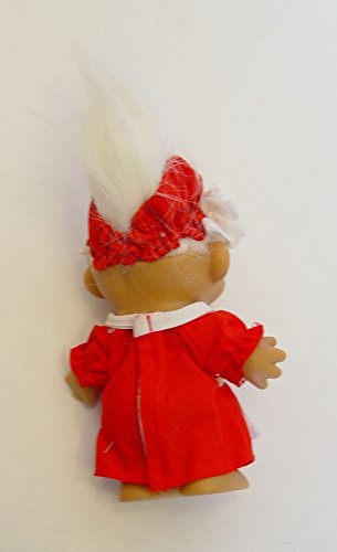 Muñeco Mrs. Santa Claus vintage Russ Berrie 13 cm miniatura 2