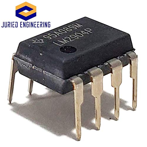 Juried Engineering Lm2904P High-Gain Frequency-Compensated 2-Channel 1 Mhz Operational Amplifiers Op Amp Breadboard-Friendly Ic Dip-8 (Pack Of 10) #TOP4