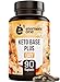 Produktbild Keto Base Plus Day - Daily Keto Komplex - 90 Kapseln vegan - mit Ingwer, grüner Tee Extrakt, Cayennepfeffer, & Koffein - beliebt bei Sportler, Fitness - vegan, glutenfrei laktosefrei