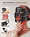 Red Light Therapy for Face - Cordless LED Mask Light Therapy, 4 Modes with 850nm Infrared & Red Light, 60-Min Battery, Timer Function, Salon-Level Results at-Home