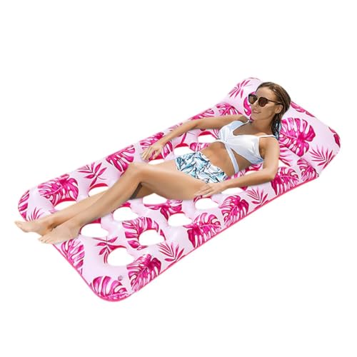 Bouée de bronzage gonflable et matelas d'eau pliable pour piscine et plage