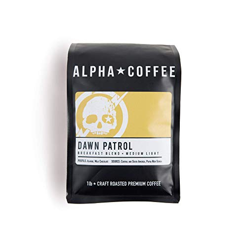 Alpha coffee - dawn patrol - 16 oz. premium gourmet breakfast ble…