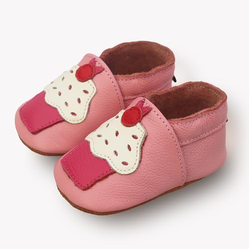 Baby Girls Slippers Low Cut First Walkers Cartoon Pattern Soft Sole Cute Fashion Crib Shoes4